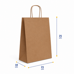sacola de papel kraft  PP